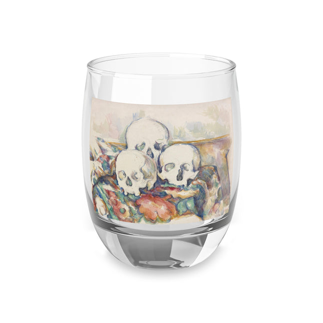 The Three Skulls by Paul Cézanne Whiskey Glass