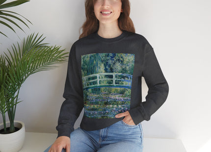 Water Lilies and Japanese Bridge by Claude Monet Heavy Blend™ Crewneck Sweatshirt