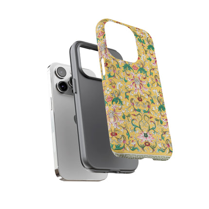 Yellow Botanical Pattern by Owen Jones Phone Cases