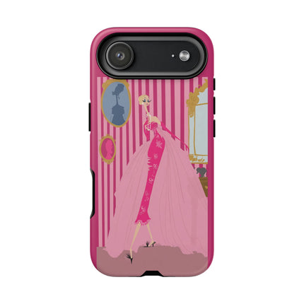 Lady in Pink Phone Case – Graceful Sophistication