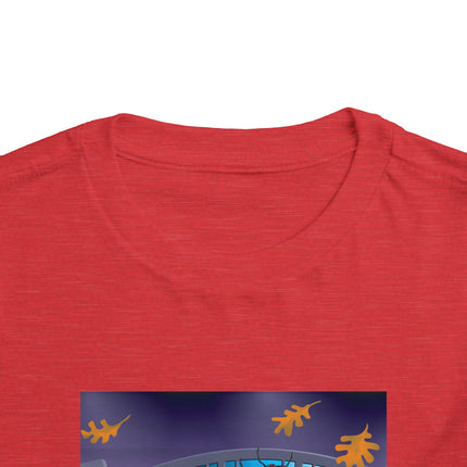 Whimsical Halloween Mischief Toddler Short Sleeve Tee