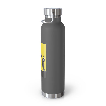 A Moment of Elegance: A Passionate Embrace Amidst Golden Splendor Copper Vacuum Insulated Bottle, 22oz