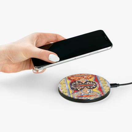 Reproduction of the Shield Frieze by Emile Gilliéron Wireless Charger