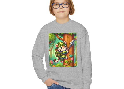 Stealthy Stripes Youth Crewneck Sweatshirt