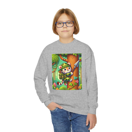 Stealthy Stripes Youth Crewneck Sweatshirt