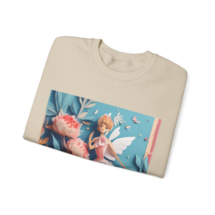 Peony Fairy Unisex Heavy Blend™ Crewneck Sweatshirt