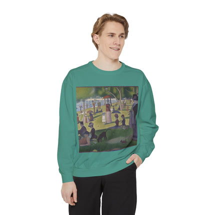 A Sunday on La Grande Jatte by Georges Seurat Unisex Garment-Dyed Sweatshirt