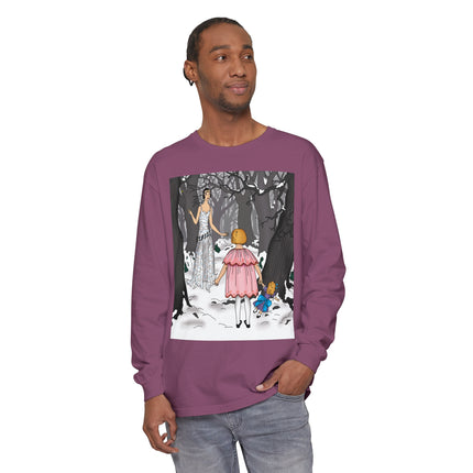 Fairy Tale Elegance Unisex Garment-dyed Long Sleeve T-Shirt