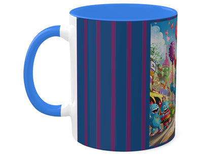 Monster Parade Madness Colorful Mugs, 11oz