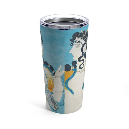 Reproduction of Ladies in Blue by Emile Gilliéron Tumbler 20oz
