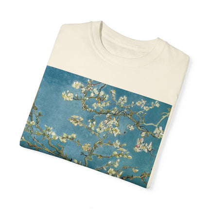 Almond Blossom by Vincent van Gogh Unisex Garment-Dyed T-shirt