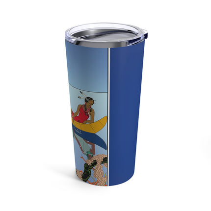 Le long du Missouri (Indian couple on the Missouri River) by George Barbier Tumbler 20oz