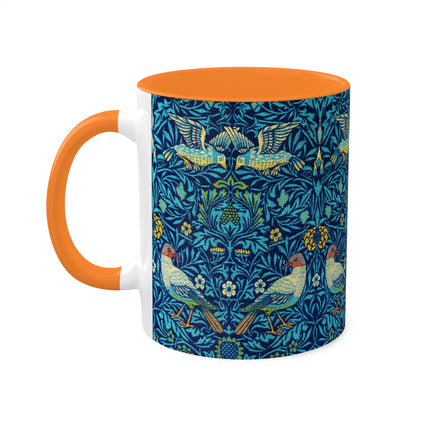 Bird by William Morris Colorful Mugs, 11oz