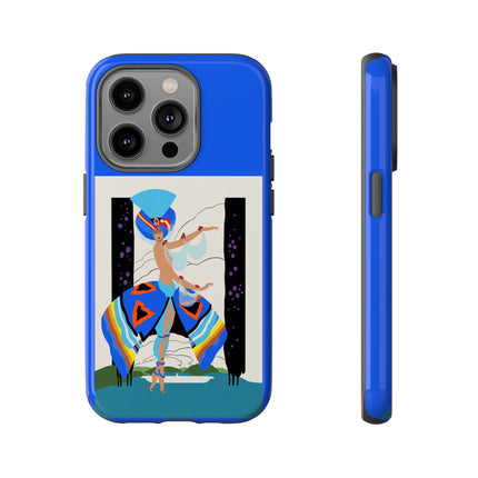 Exotic Dancer Phone Case – Vibrant Performance & Art Deco Flair