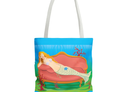A Mermaid's Peaceful Refuge Tote Bag (AOP)