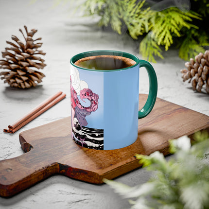 Goddess of the Swirling Sea Colorful Mugs (11oz, 15oz)