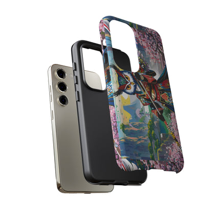 Cyberpunk Samurai Owl Phone Cases
