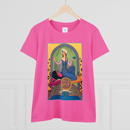 December & Tanzanite (from the Gem Series) by Sofia Chiostri Women's Midweight Cotton Tee
