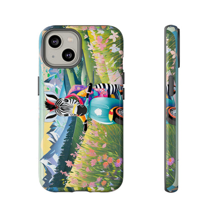 Stripes on Wheels Phone Cases