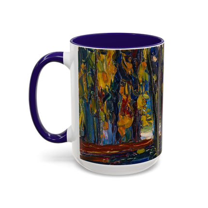 In the Park of St. Cloud by Wassily Kandinsky Colorful Mugs (11oz, 15oz)