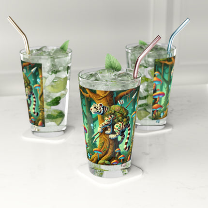 Silent Stripes Glass, 16oz