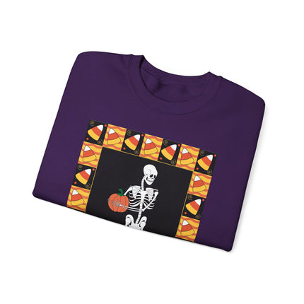 Candy Corn Skeleton Unisex Heavy Blend™ Crewneck Sweatshirt