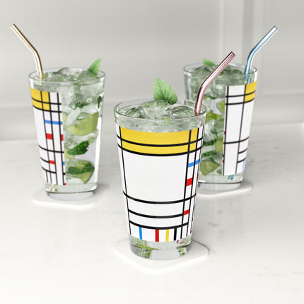 Place de la Concorde by Piet Mondrian Glass, 16oz