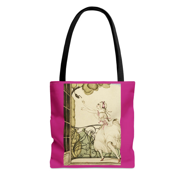 Sur talons rouges (On Red Heels) pl 02 by Gerda Wegener Tote Bag (AOP)