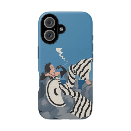 Art Deco Smoker Phone Case – Glamorous Lounging & Timeless Allure
