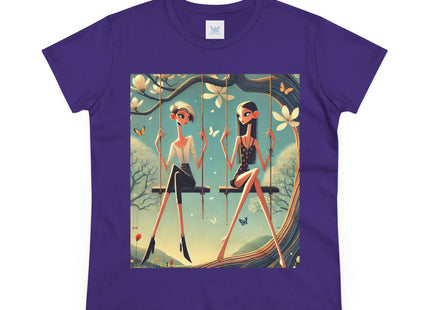 Whispers on the Spring Swing Cotton Tee