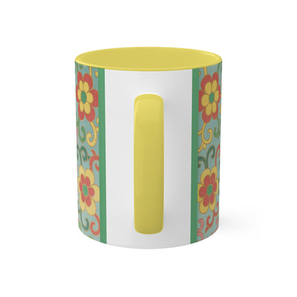 Examples of Chinese Ornament, Pl.09 by Owen Jones Colorful Mugs, 11oz