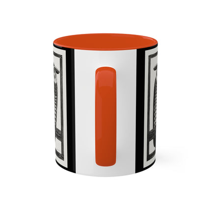 Horned Owl by Samuel Jessurun de Mesquita Colorful Mugs, 11oz