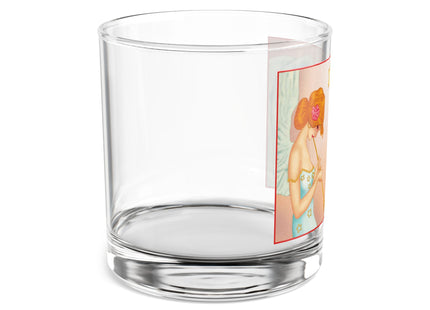 Heavenly Angel Duet Rocks Glass, 10oz