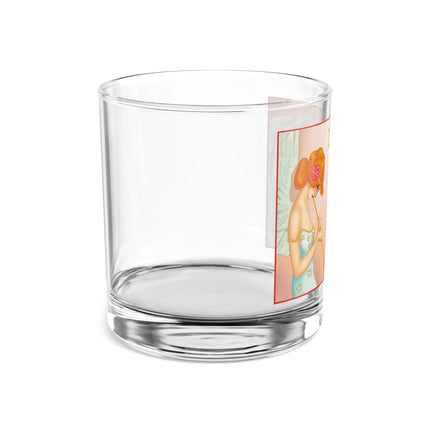 Heavenly Angel Duet Rocks Glass, 10oz