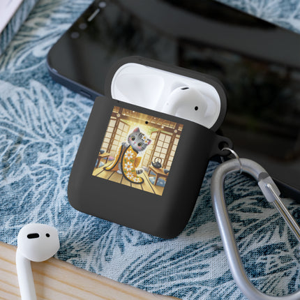 Playful Kitten in the Tea Room AirPods and AirPods Pro Case