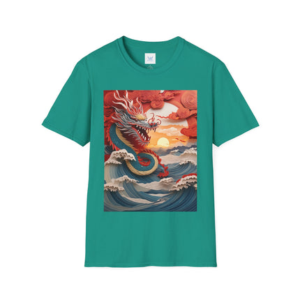 Stormbound Dragon Garment-Dyed T-shirt Softstyle T-Shirt