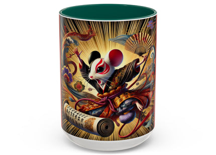 Theatrical Mouse on a Mission Colorful Mugs (11oz, 15oz)