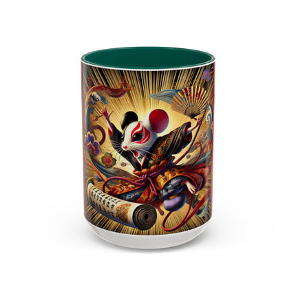 Theatrical Mouse on a Mission Colorful Mugs (11oz, 15oz)