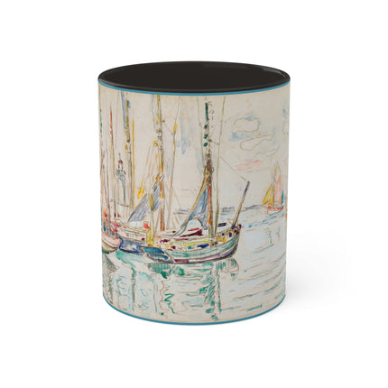 Groix by Paul Signac Colorful Mugs, 11oz
