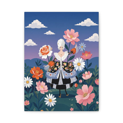 🌸🎀 The Grand Floral Promenade Placemat – Art Deco Fashion Fantasy