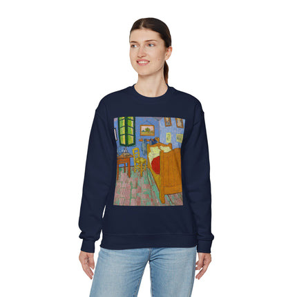 The Bedroom by Vincent van Gogh Heavy Blend™ Crewneck Sweatshirt