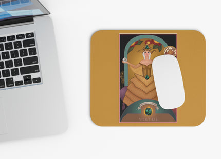 June & Pearl, Alexandrite (from the Gem Series) by Sofia Chiostri Mouse Pad, Rectangle