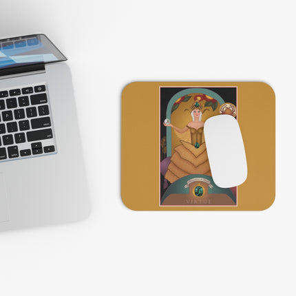 June & Pearl, Alexandrite (from the Gem Series) by Sofia Chiostri Mouse Pad, Rectangle