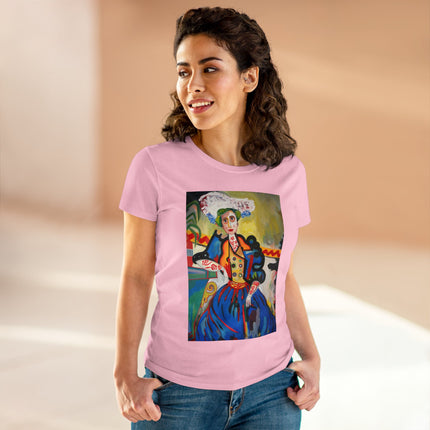 A Mulher by Amadeo de Souza-Carosa Women's Midweight Cotton Tee