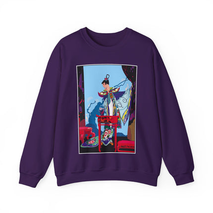 A Visual Journey by Umberto Brunelleschi Women's Heavy Blend™ Crewneck Sweatshirt