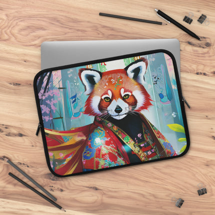 Cybernetic Red Panda Laptop Sleeve