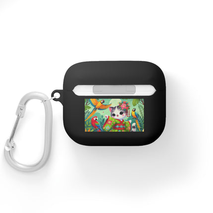 Parrot Dance of the Geisha Kitten AirPods and AirPods Pro Case