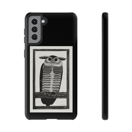 Horned Owl by Samuel Jessurun de Mesquita Phone Cases