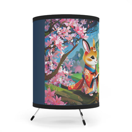 Fairy Animals Writing Wishes Tripod Lamp