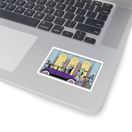 Au Revoir by George Barbier Kiss-Cut Stickers (4 Sizes)